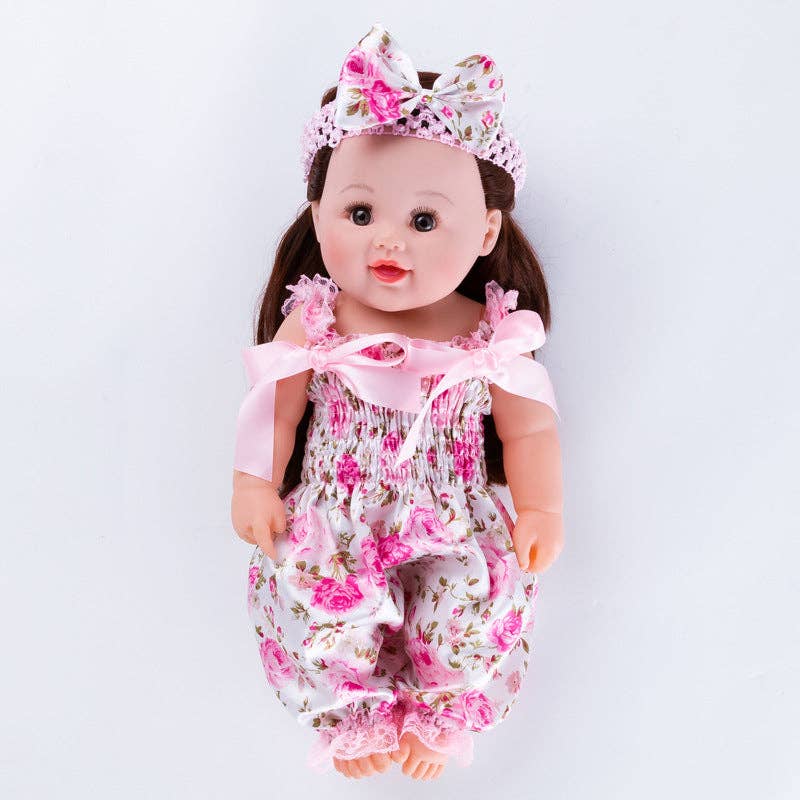 Trendy Lace Strap Jumpsuit for Baby Girls with Bow