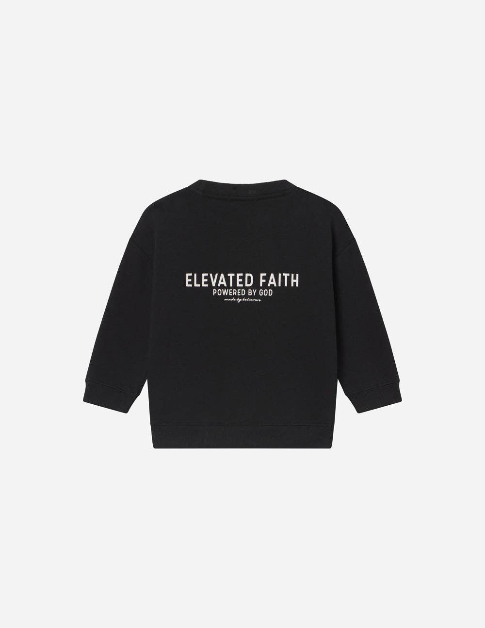 Kingdom Club Black Kids Crewneck