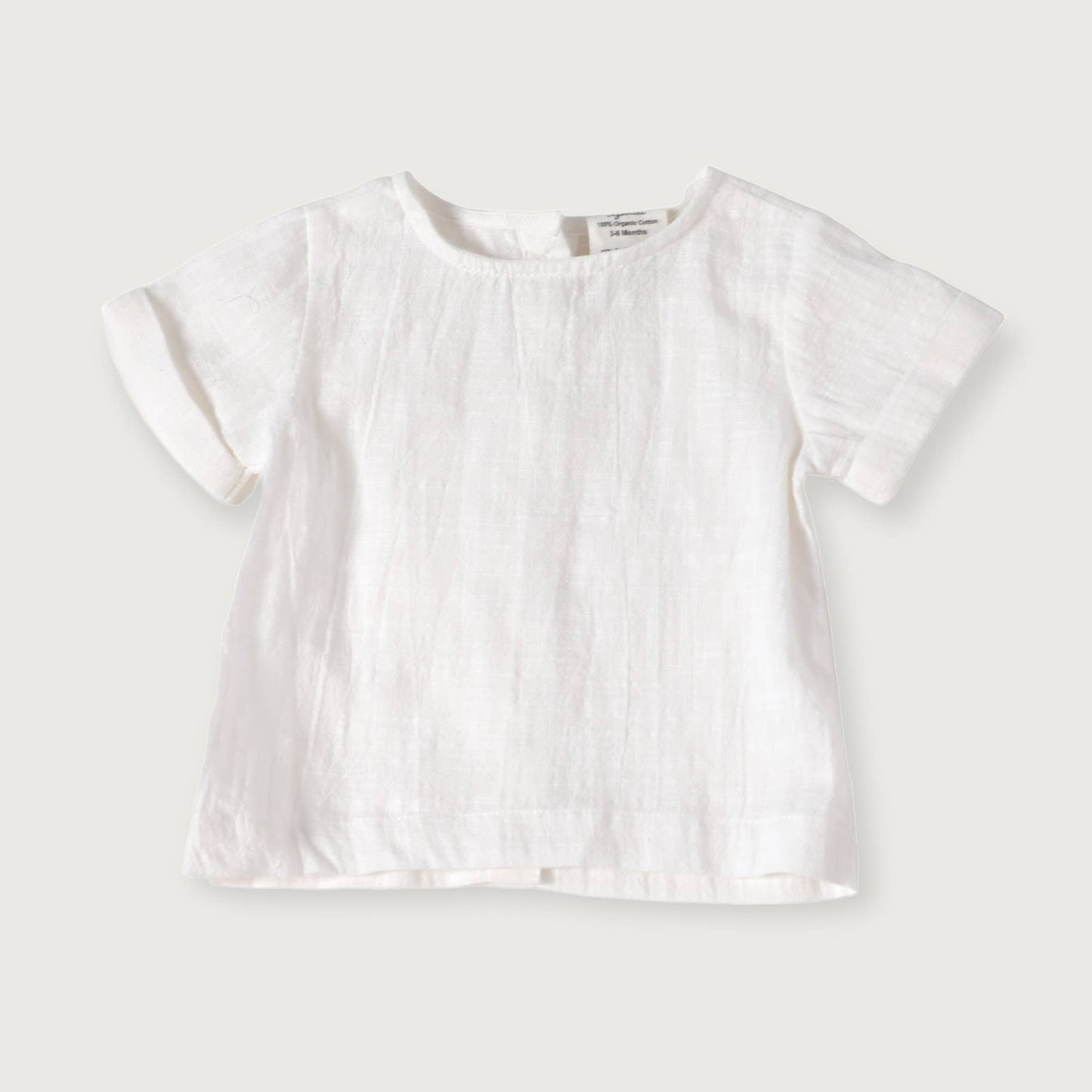 Raphael Checker Gingham Romper + Shirt Set (Organic Cotton)