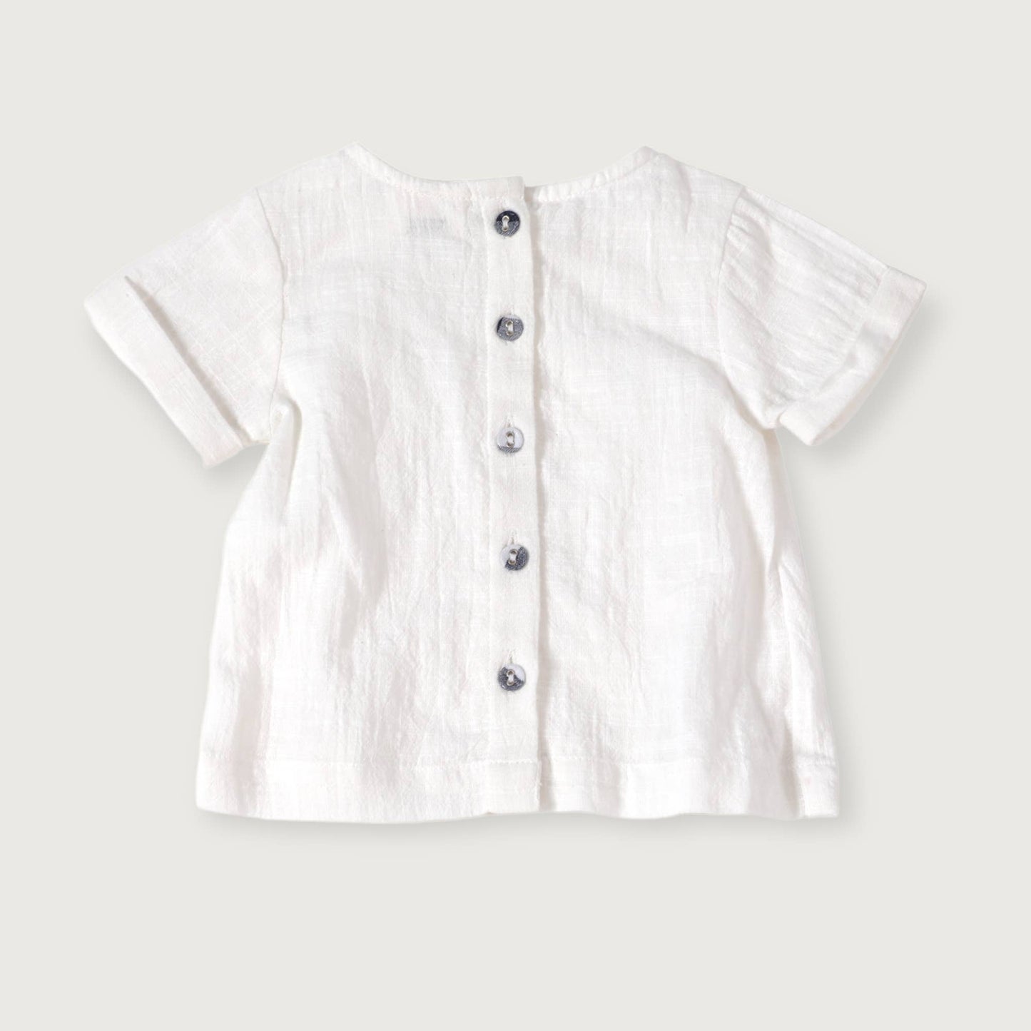Raphael Checker Gingham Romper + Shirt Set (Organic Cotton)