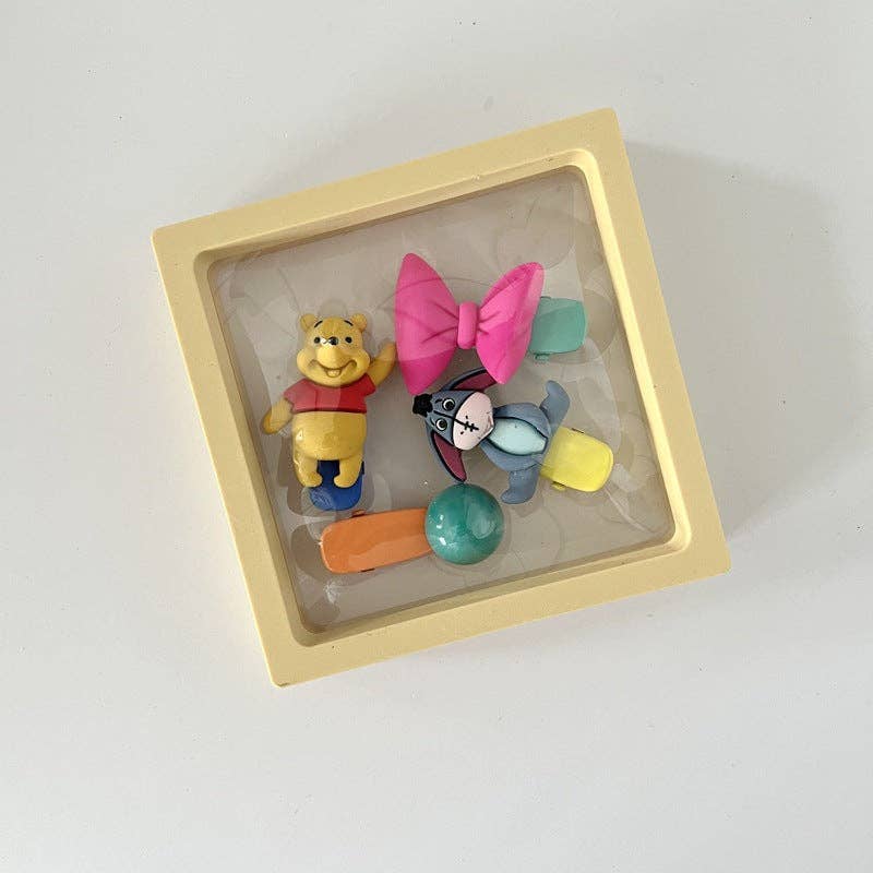 Cute Cartoon Hair Clips for Kids - Princess Style Accessories